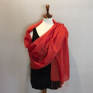 Dark Orange Pashmina